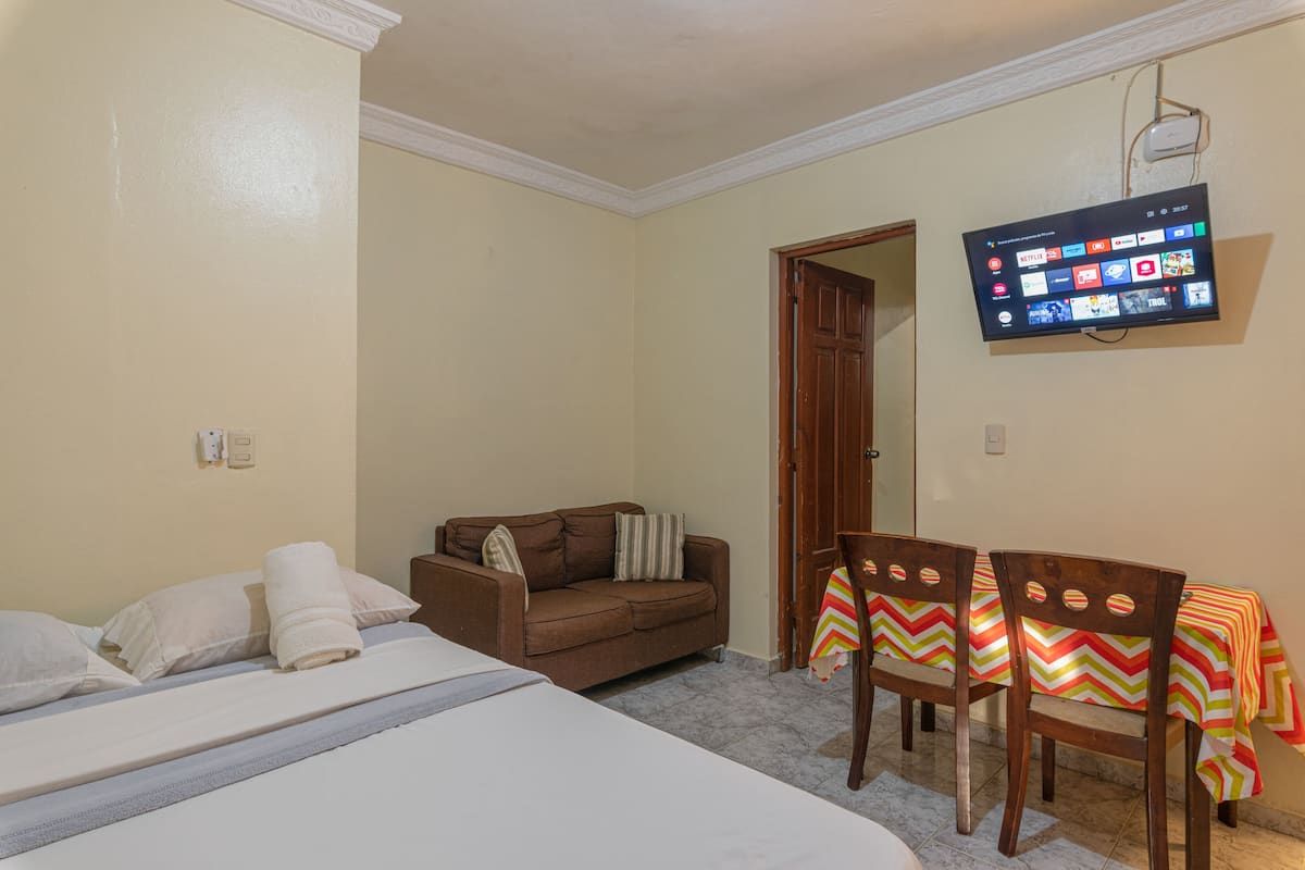 Standard Double Room, 1 Queen Bed, Terrace, City View
