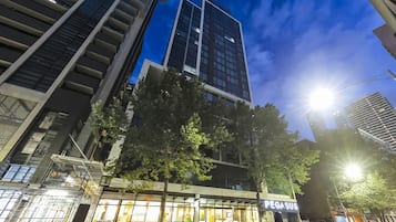 Front of property - evening/night