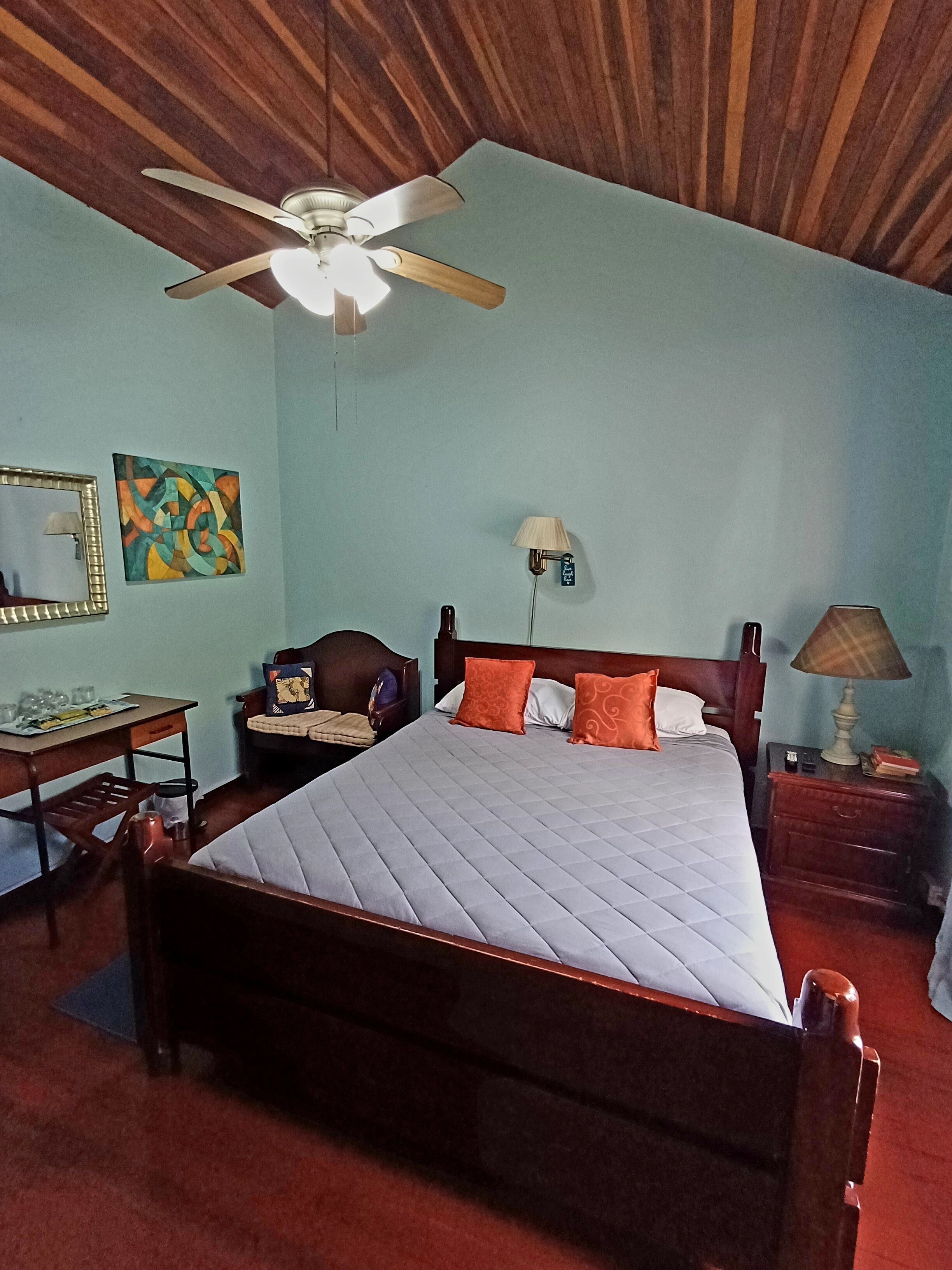 Premium bedding, pillowtop beds, blackout drapes, soundproofing