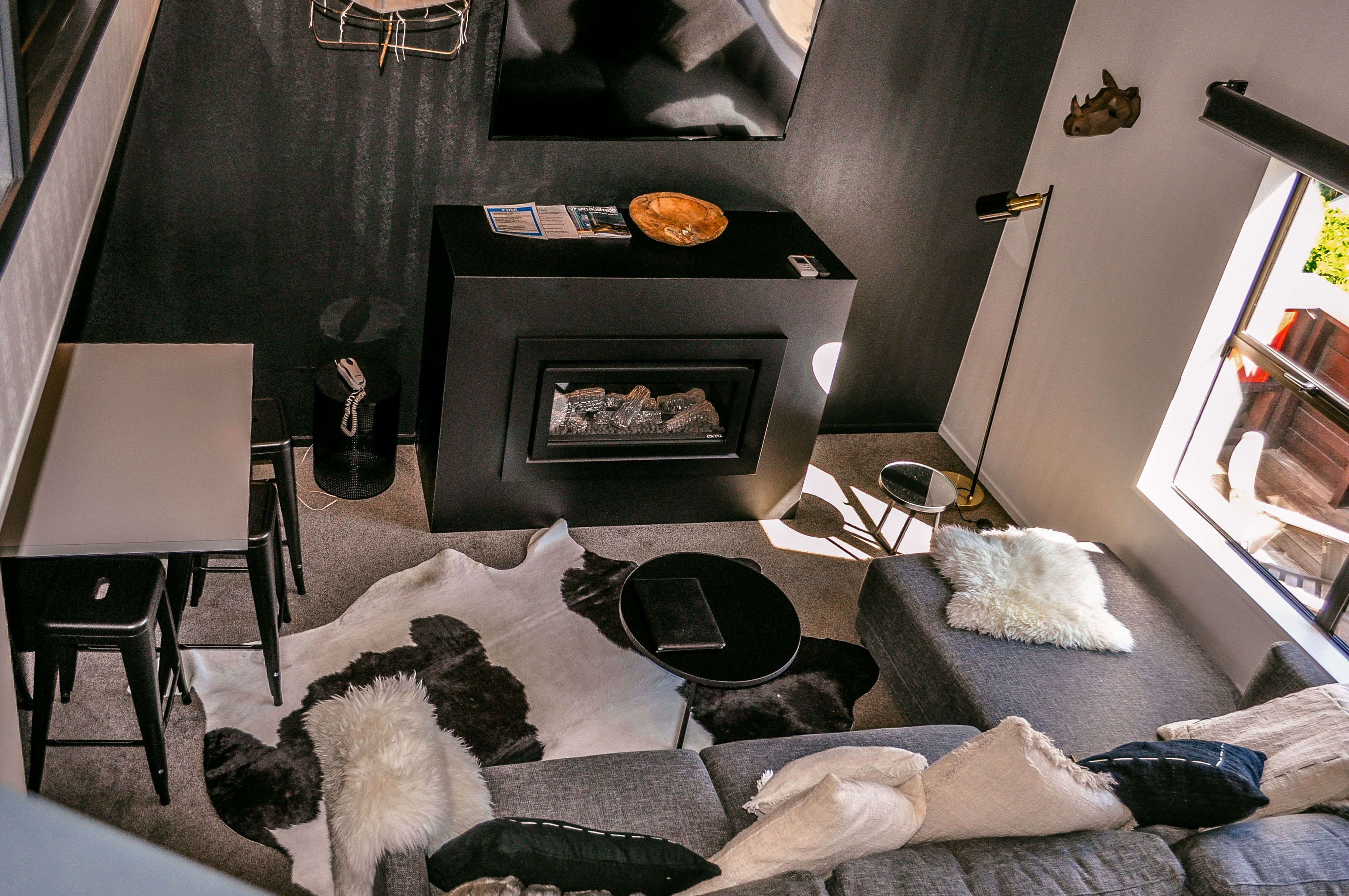 Appartement Premium, 3 chambres, coin cuisine | Coin séjour | TV connectée de 55 pouces avec chaînes par satellite, télévision