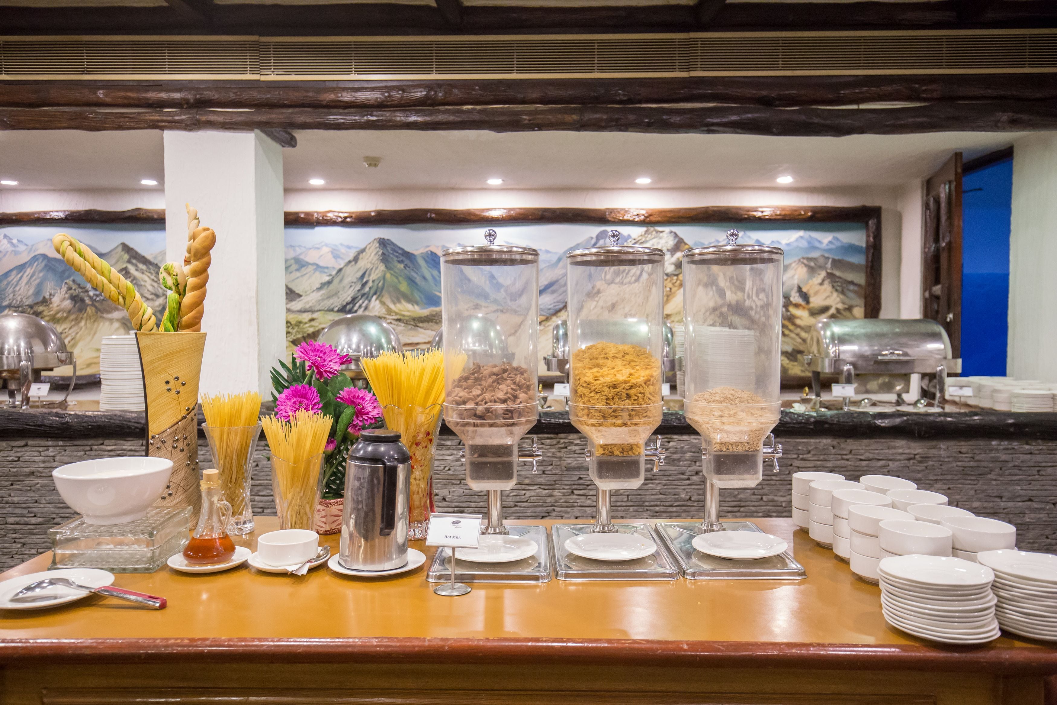 daily buffet breakfast (npr 1600 per person)