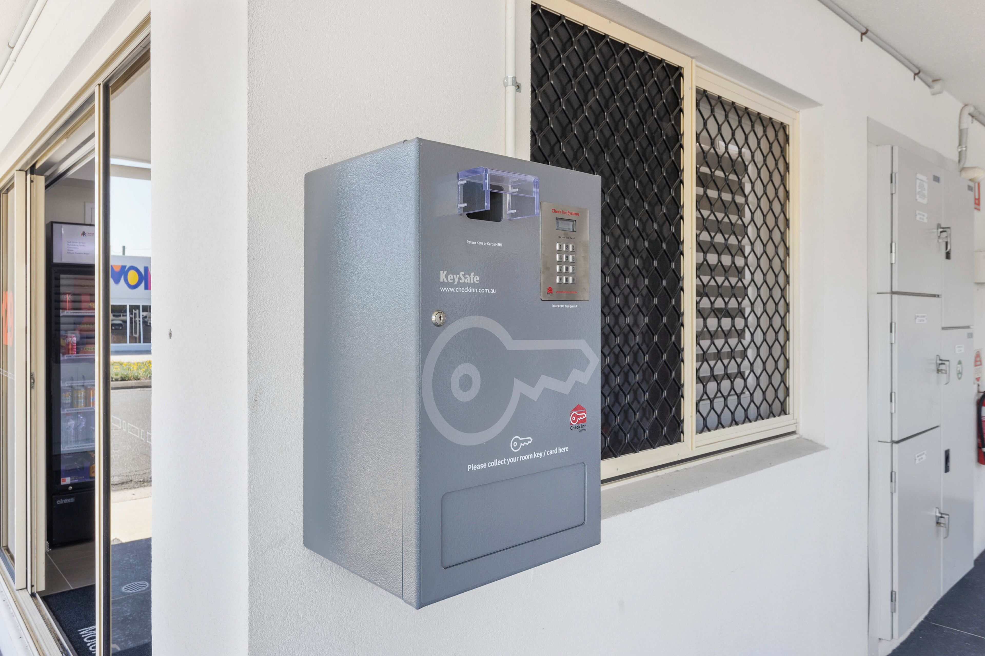 Mostrador para check-in y check-out