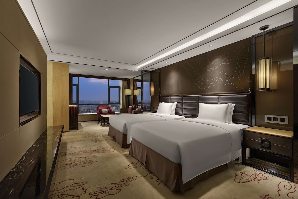 Ropa de cama de alta calidad y minibar