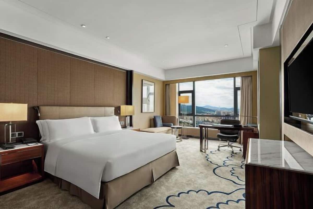 Ropa de cama de alta calidad y minibar