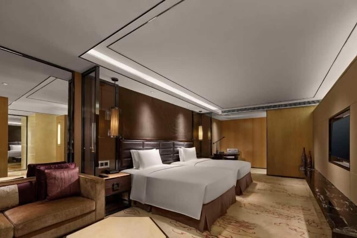 Ropa de cama de alta calidad y minibar
