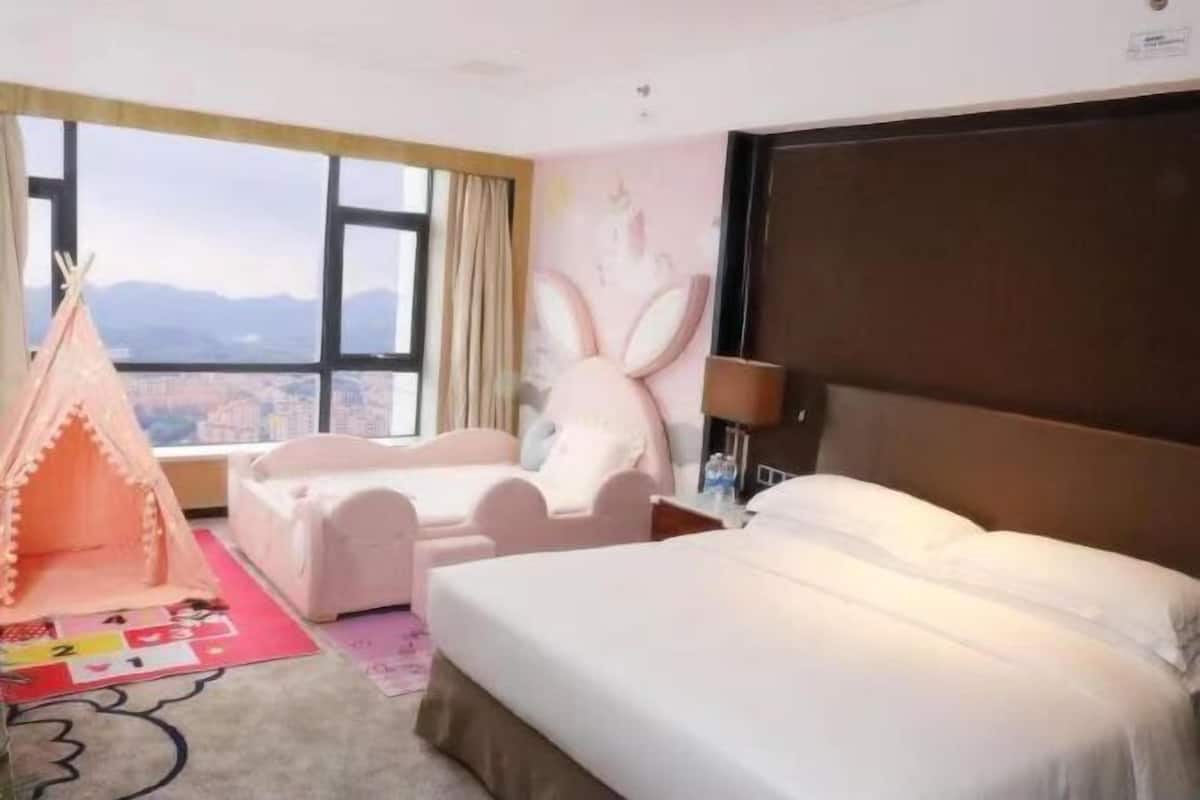 Ropa de cama de alta calidad y minibar