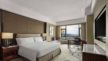 Ropa de cama de alta calidad y minibar