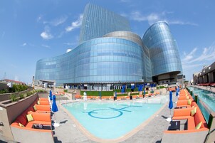 Indoor pool, seasonal outdoor pool, cabanas (surcharge), sun loungers