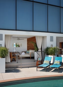 Indoor pool, seasonal outdoor pool, cabanas (surcharge), sun loungers at Ocean Casino Resort