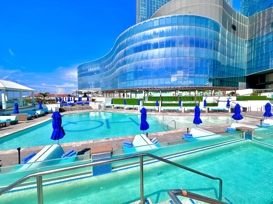 Indoor pool, seasonal outdoor pool, pool cabanas (surcharge)