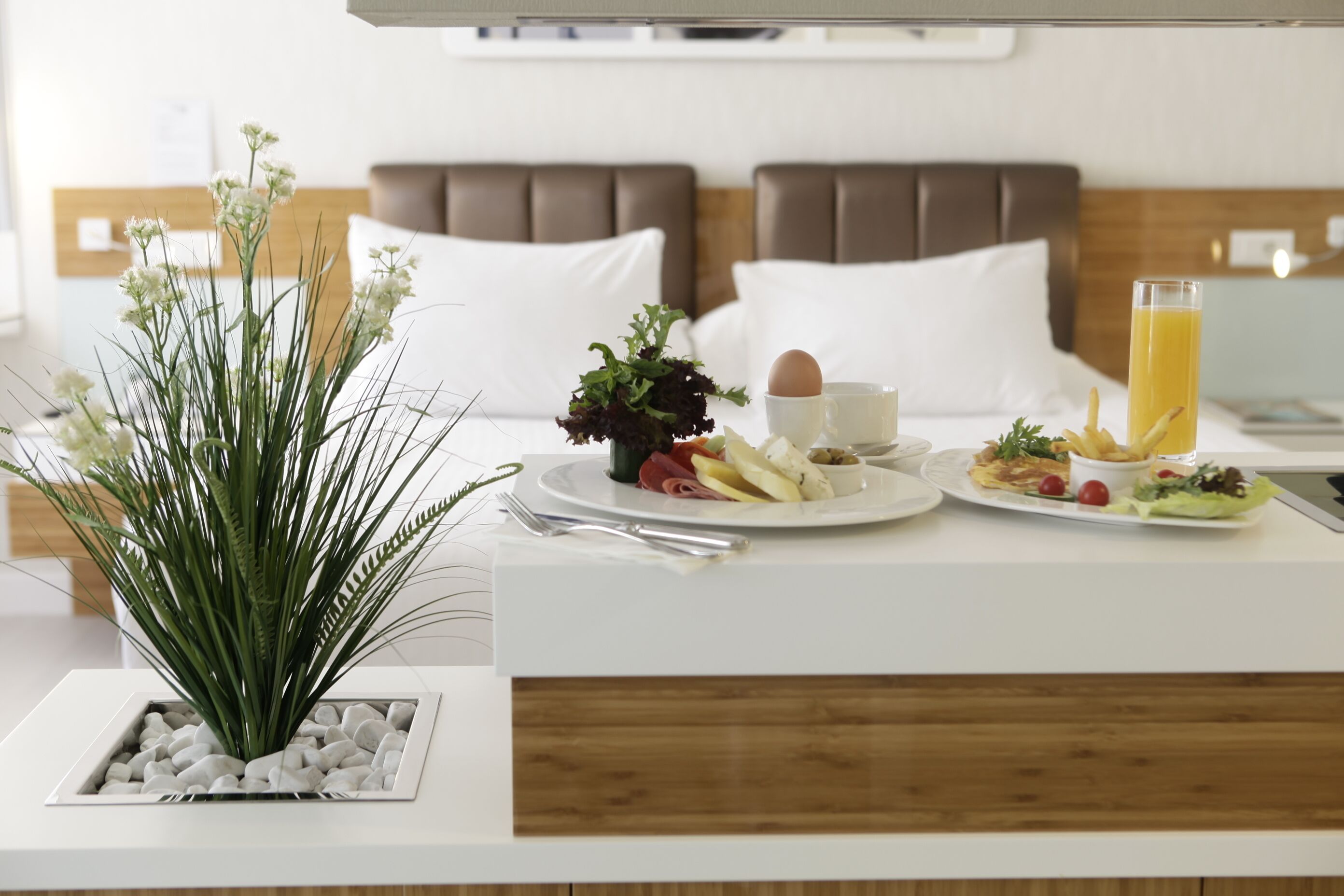 CORNER SUITE | Biancheria da letto di alta qualità, minibar, cassaforte in camera