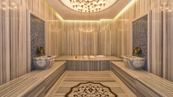 Baño turco/hammam, envolturas corporales, tratamientos faciales