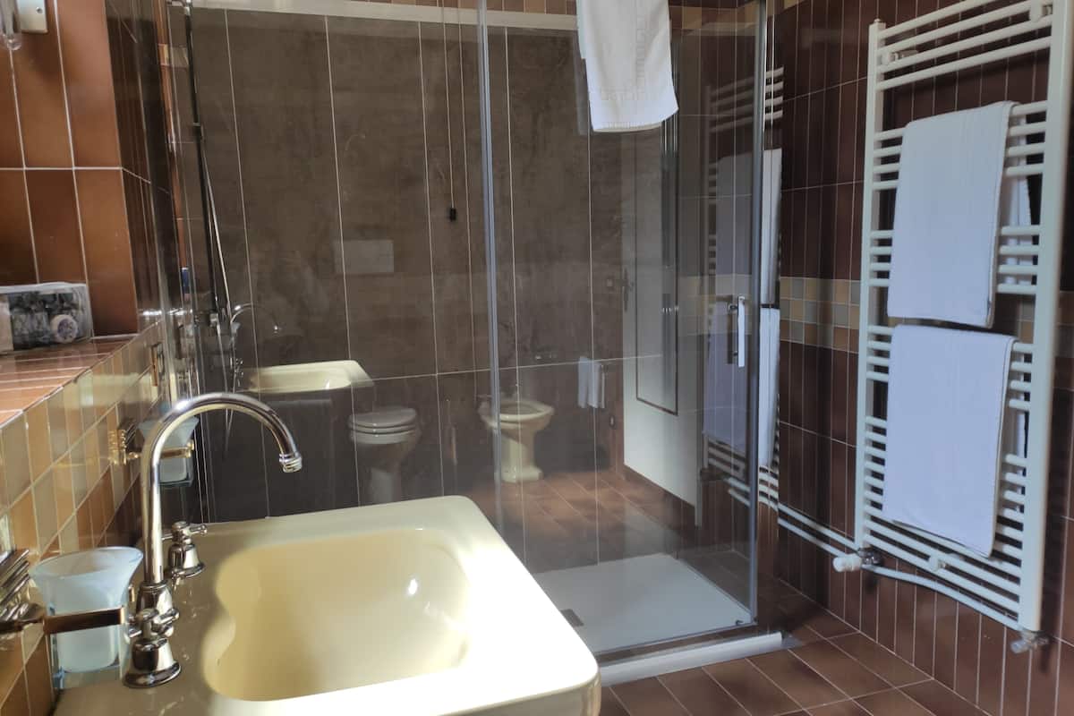 economy room, annex building | bathroom | rainfall showerhead, free toiletries, hair dryer, bidet
