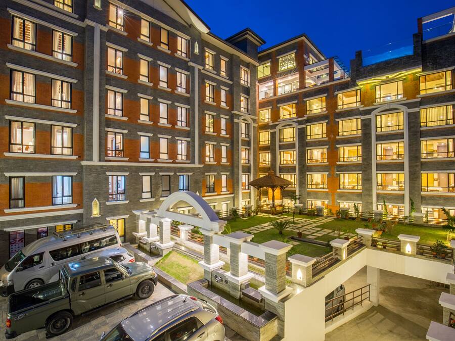 Fachada de la propiedad