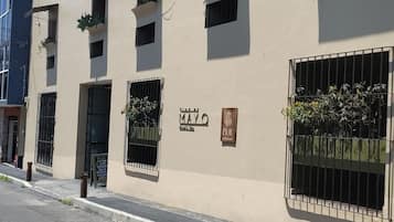 Majoituspaikan julkisivu