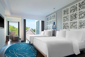 Suite, 2 Bedrooms, Lagoon View (Balcony) | Premium bedding, minibar, in-room safe, desk - Le Meridien Bali Jimbaran (Jimbaran)