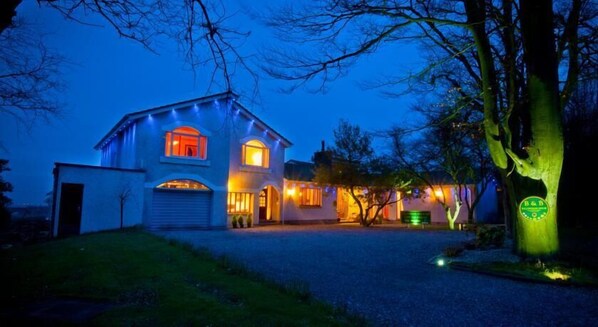 Front of property – evening/night