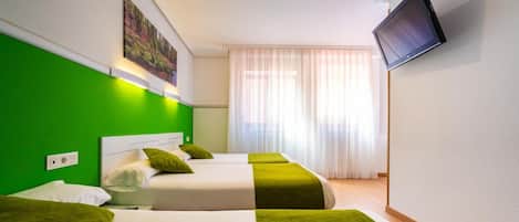 Down comforters, desk, iron/ironing board, free WiFi