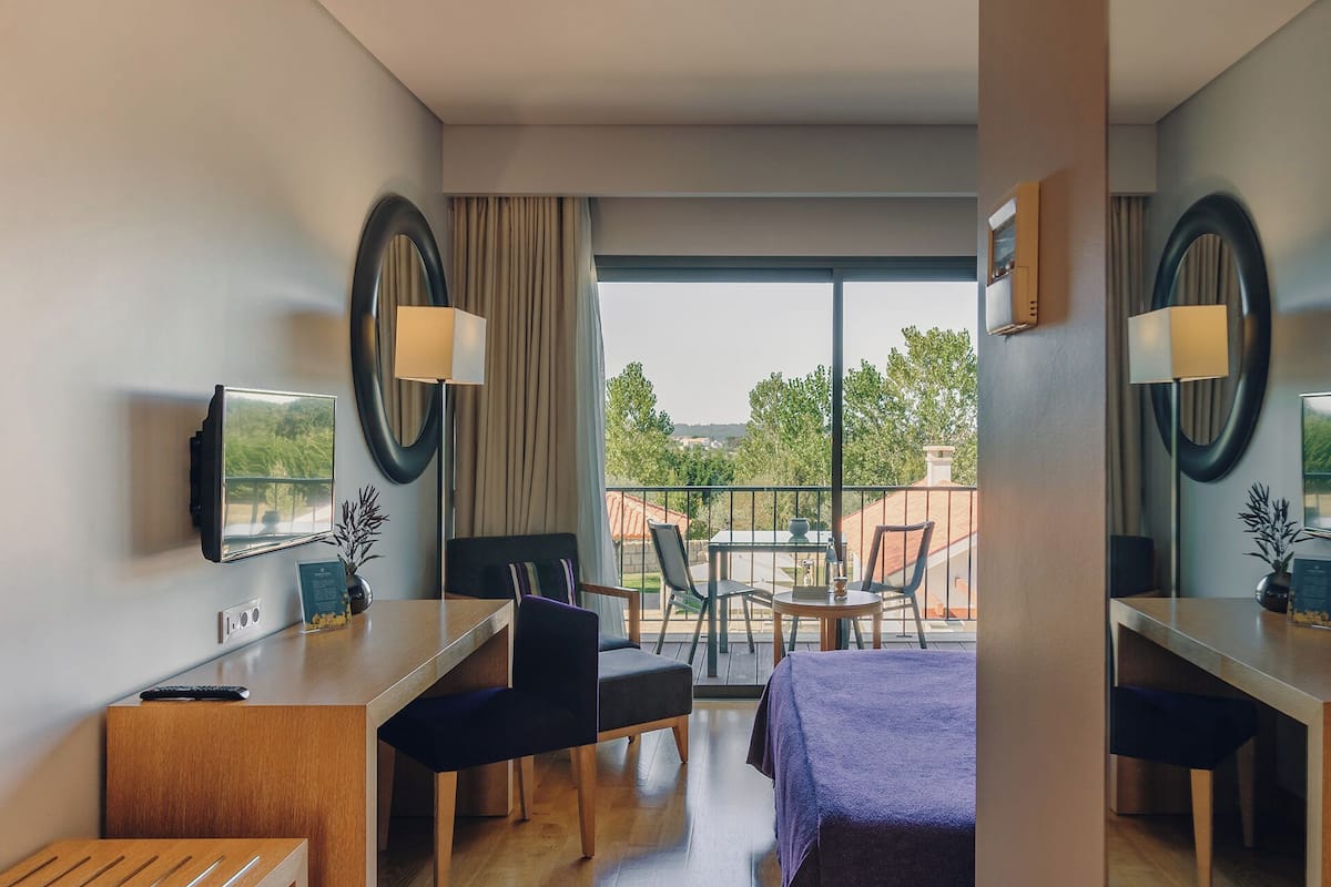 classic double room, 1 double bed, accessible, non smoking | minibar, in-room safe, desk, blackout curtains