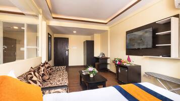 Family Studio Suite, Multiple Beds, Bathtub, City View | View from room