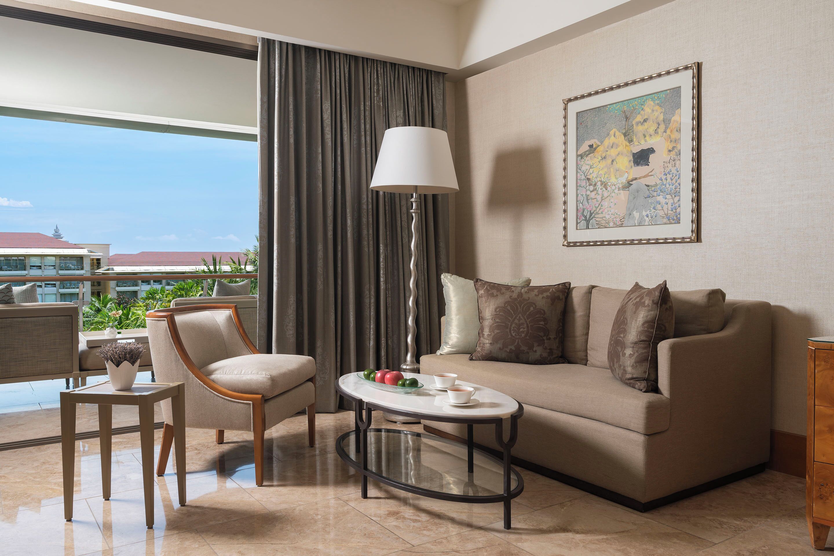 Royal Ocean Court Suite | Premium bedding, minibar, in-room safe, individually furnished