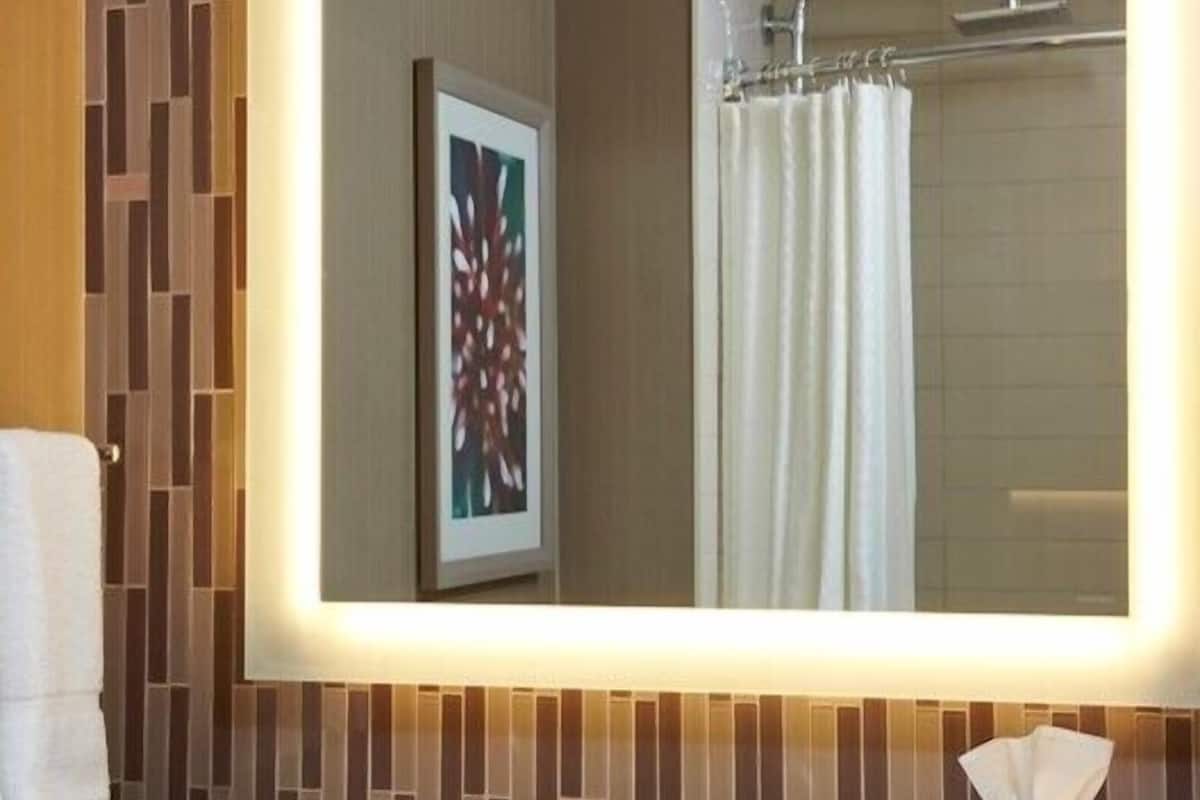 free toiletries, hair dryer, towels, soap