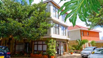 Voorkant van accommodatie