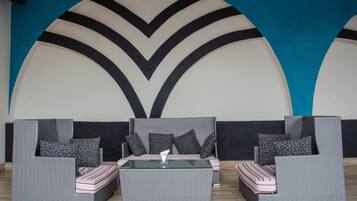 Sala de estar en el lobby