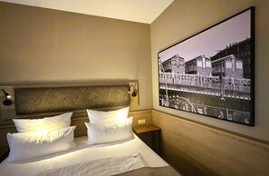 Quarto casal conforto, vista para o jardim | Roupas de cama antialérgicas