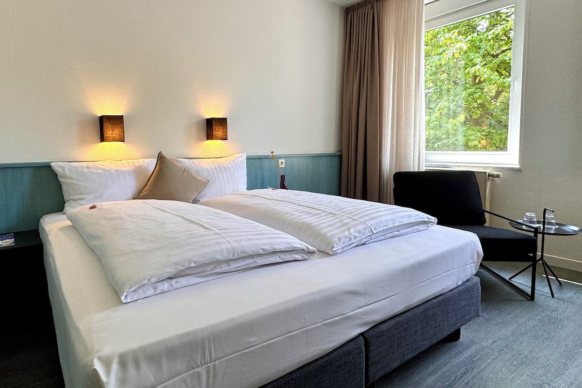 standard double room, 1 double bed | hypo-allergenic bedding, memory-foam beds, in-room safe, desk