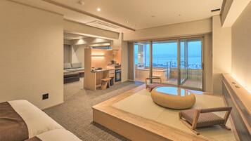 Satoyama Suite, Non Smoking, Lake View | In-room safe, free WiFi, bed sheets