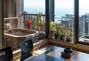 Executive Satoyama (w/Open Air Bath+Twin) | In-room safe, free WiFi, bed sheets - Satoyu Mukashibanashi Yuzanso Ryokan (Otsu)