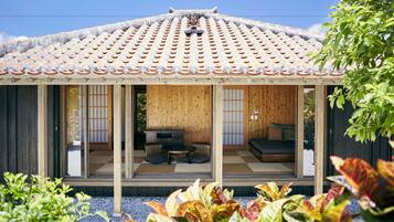 Villa (Kyangi, Twin Villa with Japanese Room) | 1 chambre, couette en duvet d'oie, minibar