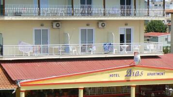 Façade de l’hébergement