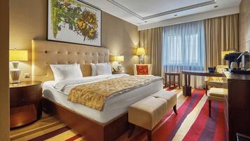 Ropa de cama hipoalergénica y minibar