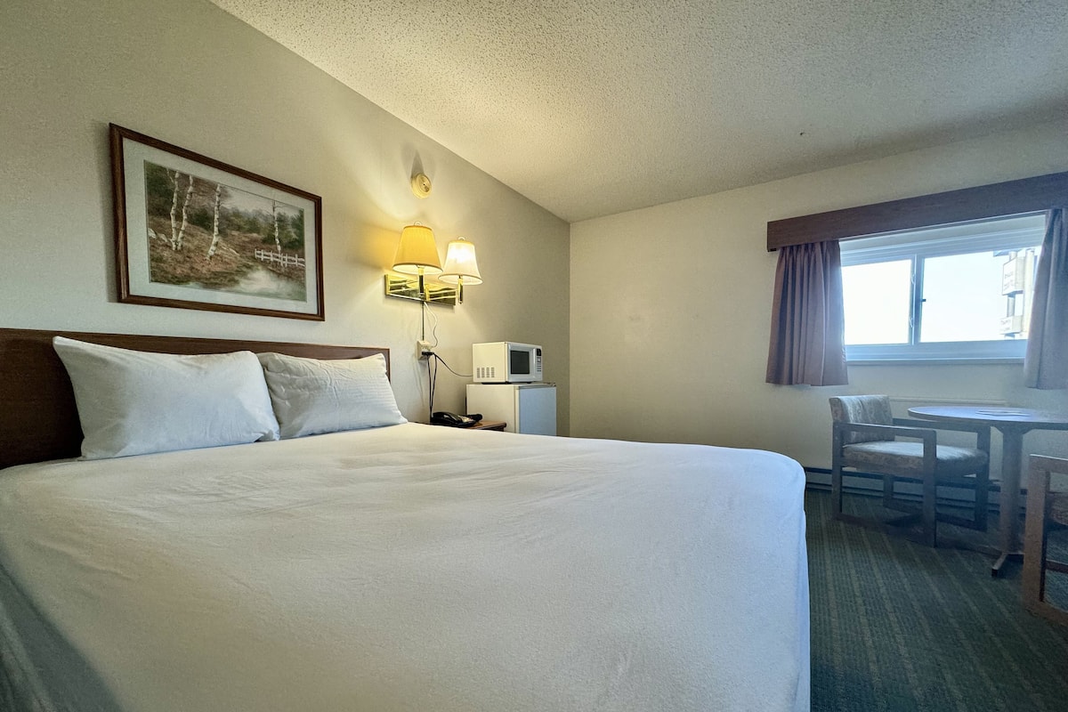 Standard Single Room, 1 Queen Bed | Pillow-top beds, blackout curtains, iron/ironing board, free WiFi
