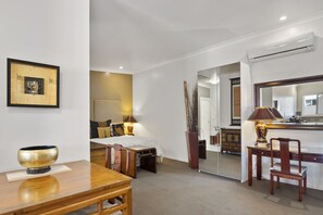 行政开间 | 高档床上用品、隔音、熨斗/熨衣板、免费 WiFi