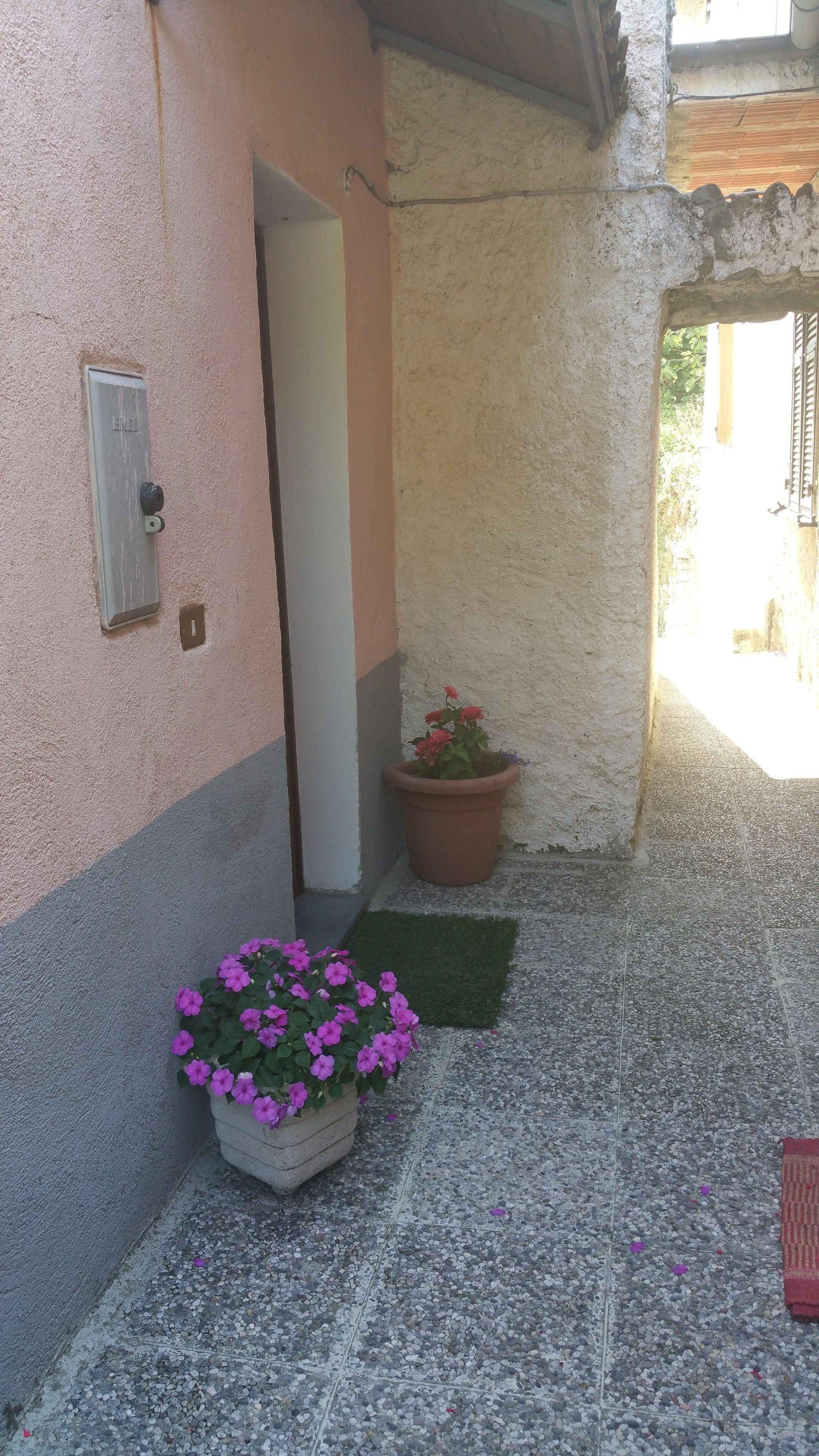 Entrada de la propiedad