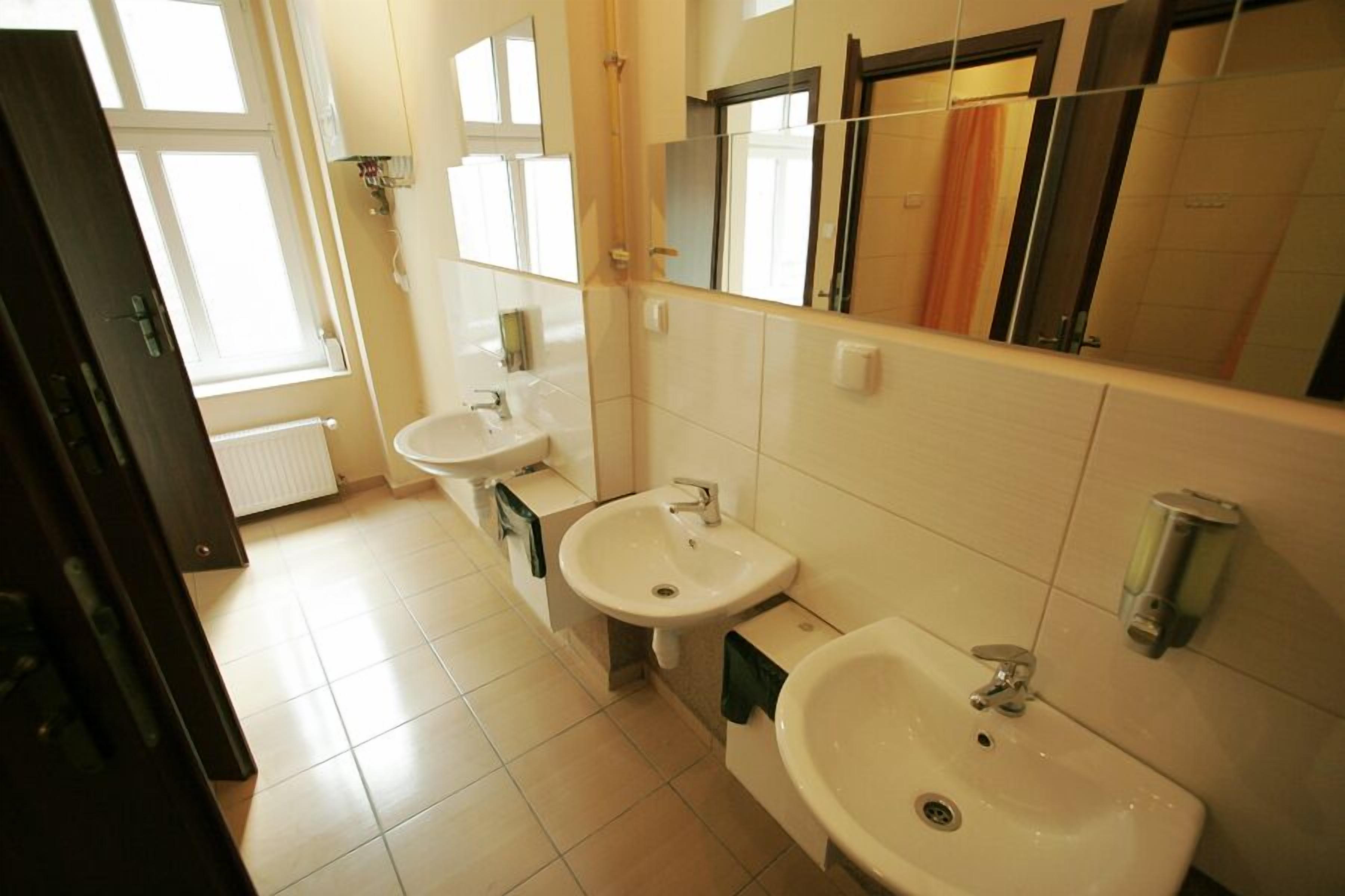 double room, shared bathroom | bathroom | shower, rainfall showerhead, hair dryer, towels