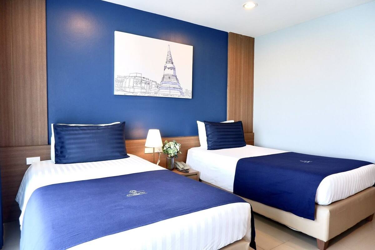 Phòng 2 giường đơn Deluxe | Minibar, truy cập Internet không dây miễn phí 