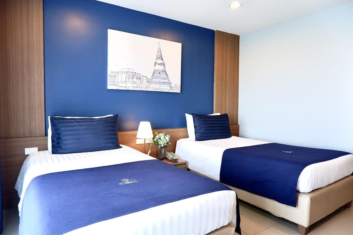 Deluxe Twin kamer | 1 slaapkamer, een minibar, gratis wifi, rolstoeltoegankelijk