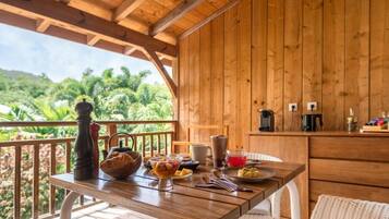 Uitzicht vanaf balkon