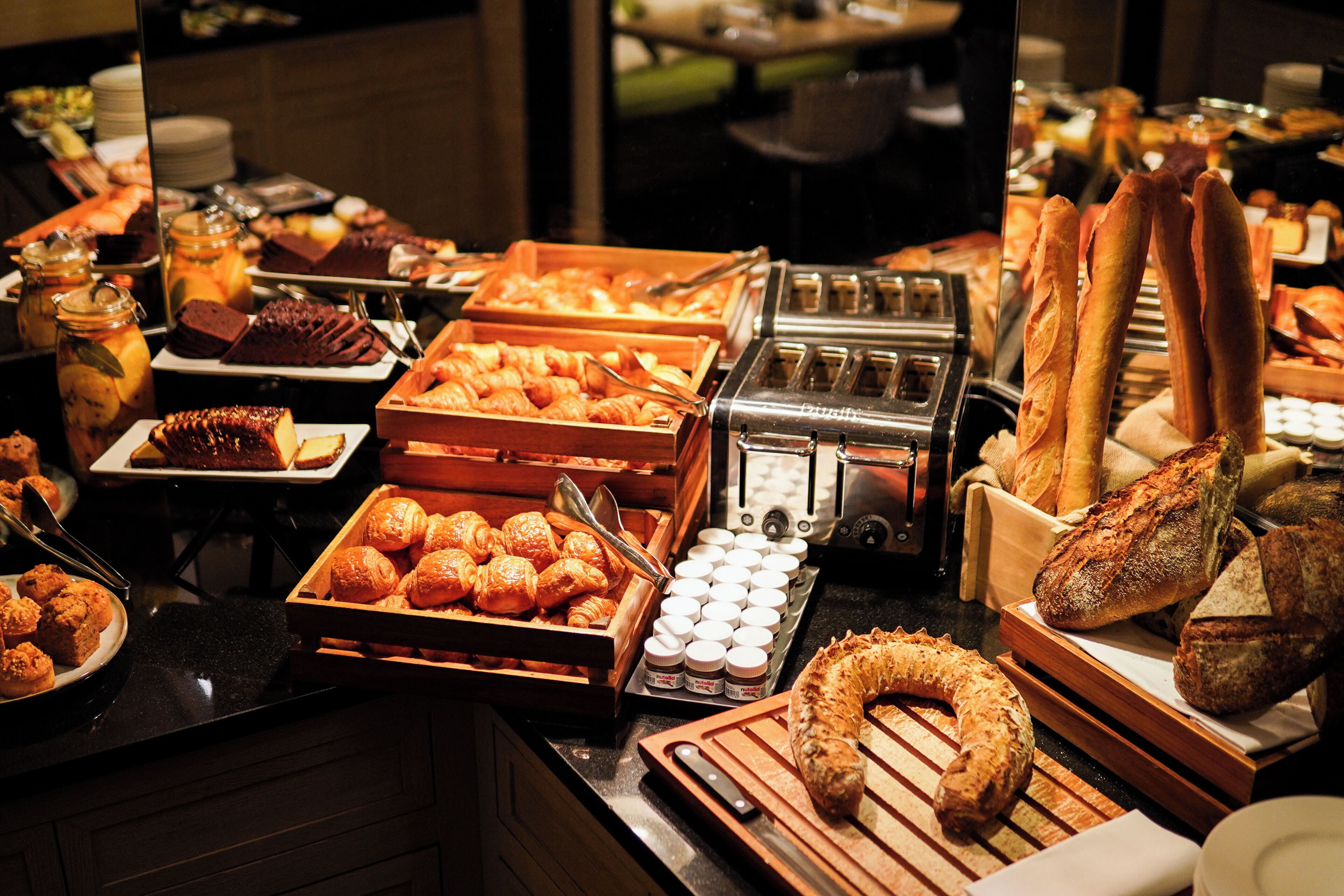 Daily buffet breakfast (EUR 38 per person)