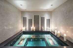 Sauna, hot tub, steam room, Turkish bath, body treatments