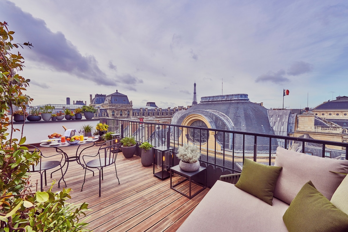 Suite Rooftop | Terrace/patio - Grand Hotel du Palais Royal (Paris)