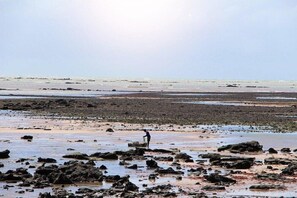 On the beach, sun loungers, beach umbrellas, beach towels - Nord Class Cabo Branco (Joao Pessoa)