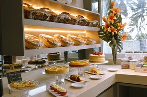 Komplett frukost varje dag (BRL 45 per person)