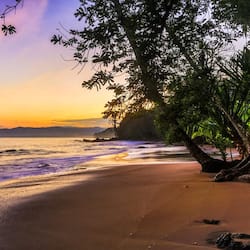 On the beach, sun-loungers, beach umbrellas, beach towels