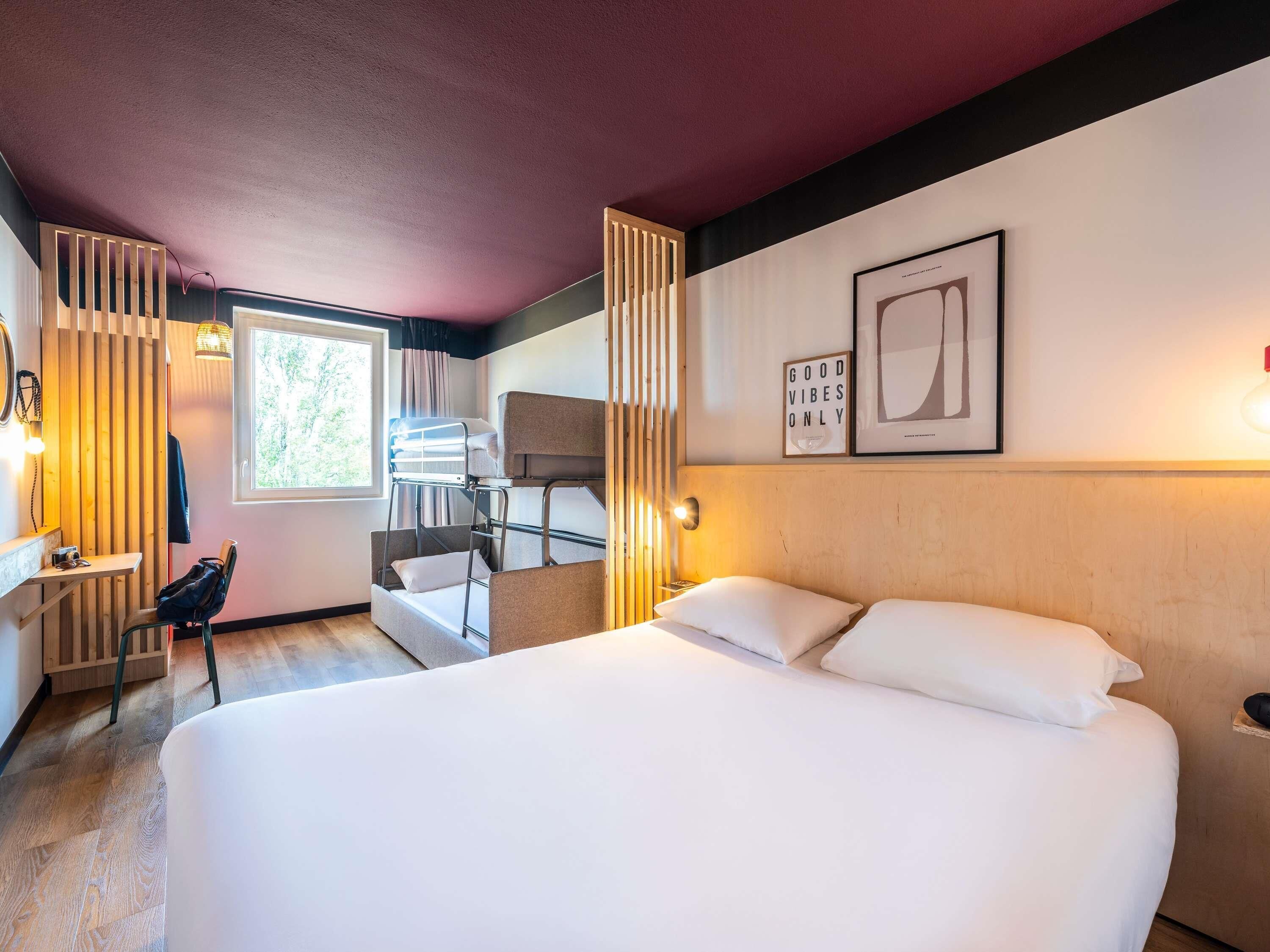 Premium bedding, individually furnished, desk, laptop workspace