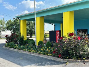 Majoituspaikan julkisivu